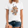 Tiger Floral Attitude, Tricou Barbati (Unisex)