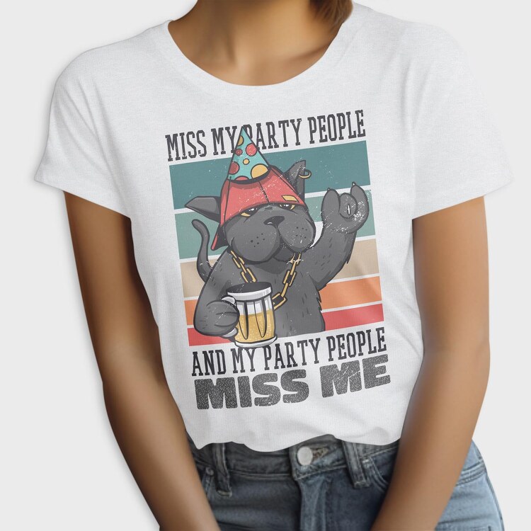 Party Cat, Tricou Femei