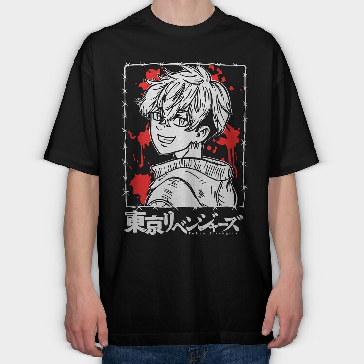 Tokyo Revengers Edge, Tricou Oversize Barbati (Unisex)