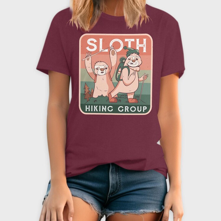 Sloth Hiking Group, Tricou Barbati (Unisex)