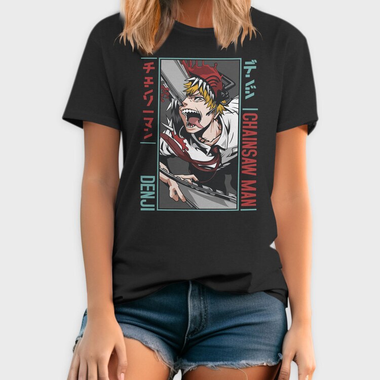 Denji Chainsaw Roar, Tricou Barbati (Unisex)