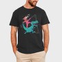 Trippy Cat, Tricou Barbati (Unisex)