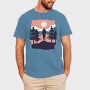 Hiking Sunset, Tricou Barbati (Unisex)