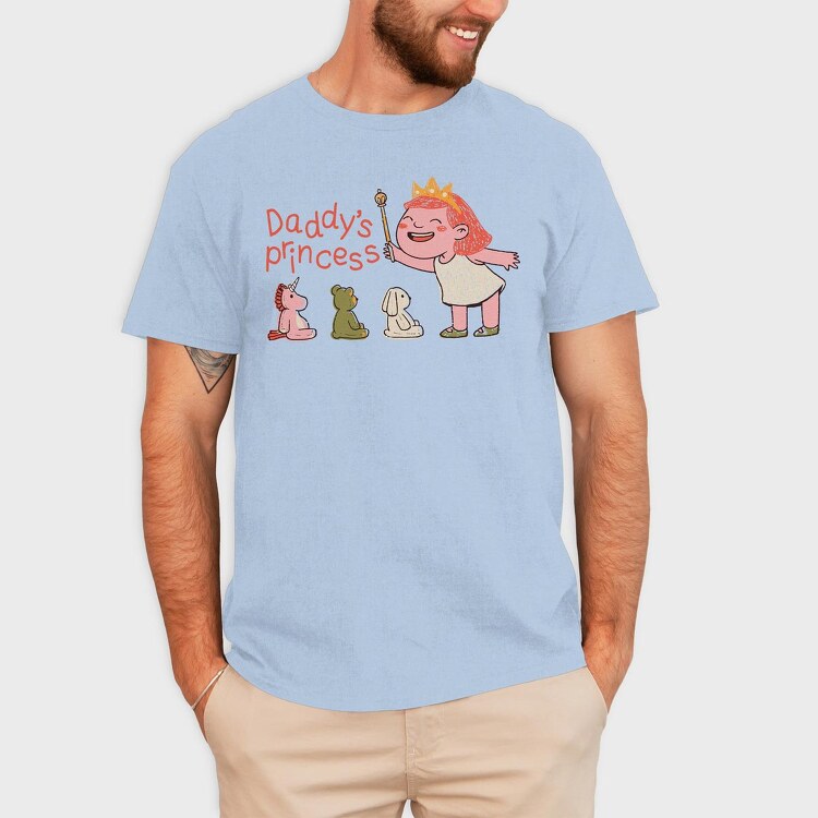 Daddys Princess, Tricou Barbati (Unisex)