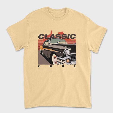 60S Classic Car Classic Cool, Tricou Barbati (Unisex)