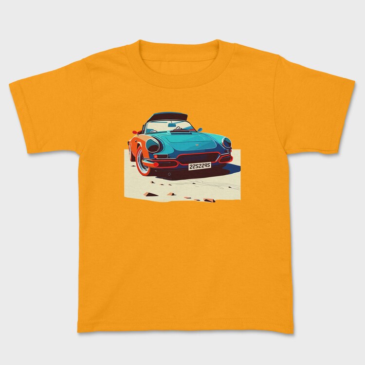 Bauhaus Inspired Classic Sports Car, Tricou Copii