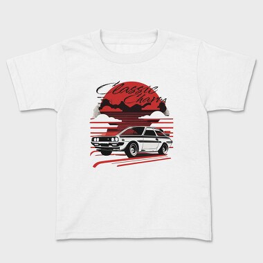 Classic Car MountainsClassic Charm, Tricou Copii