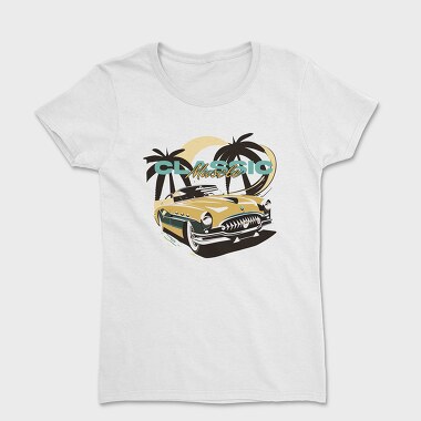 Classic Car Trees Summer, Tricou Femei