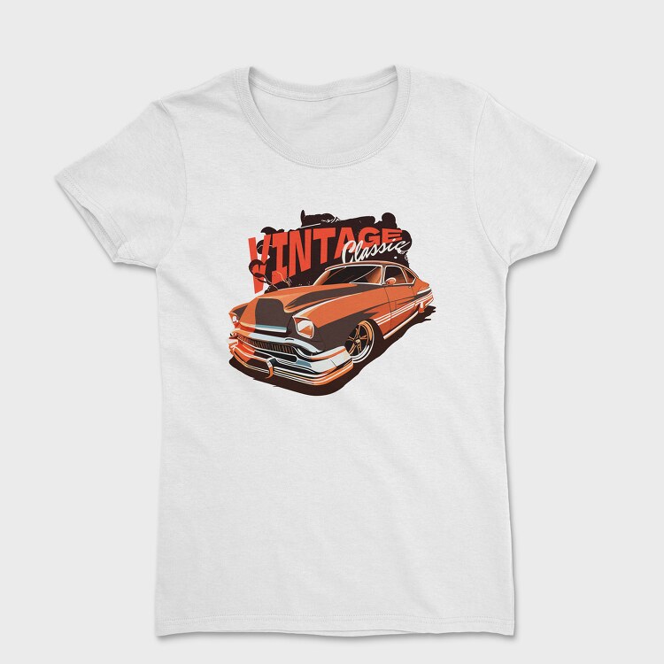 Classic Car Vintage Classic, Tricou Femei