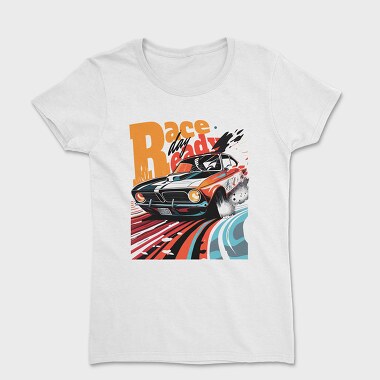 Classic Racing Car Comic, Tricou Femei