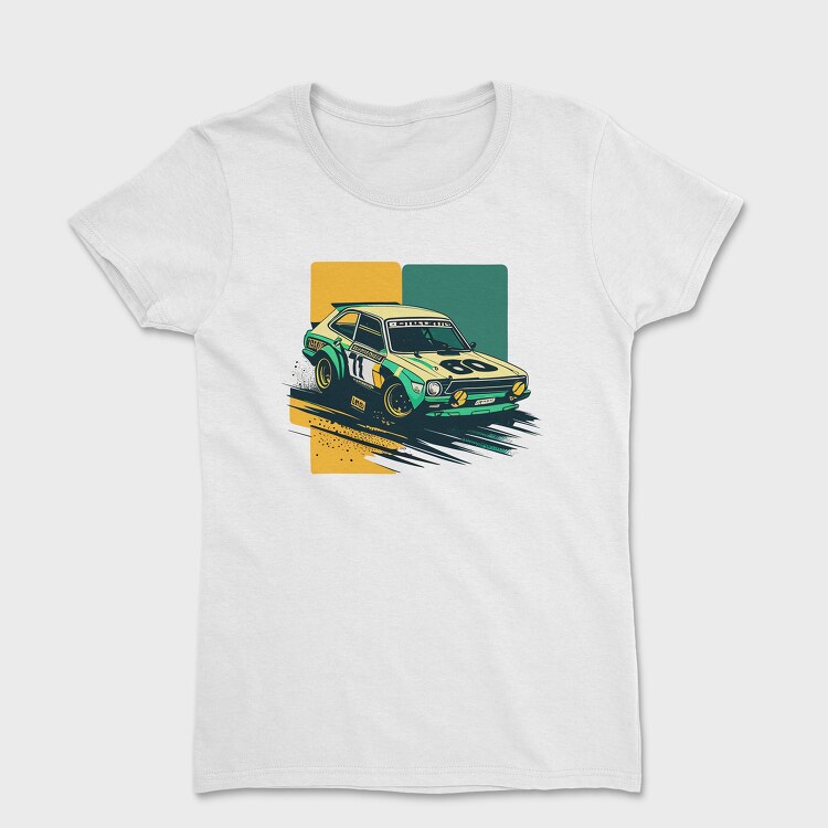 Classic Rally Racing Car, Tricou Femei