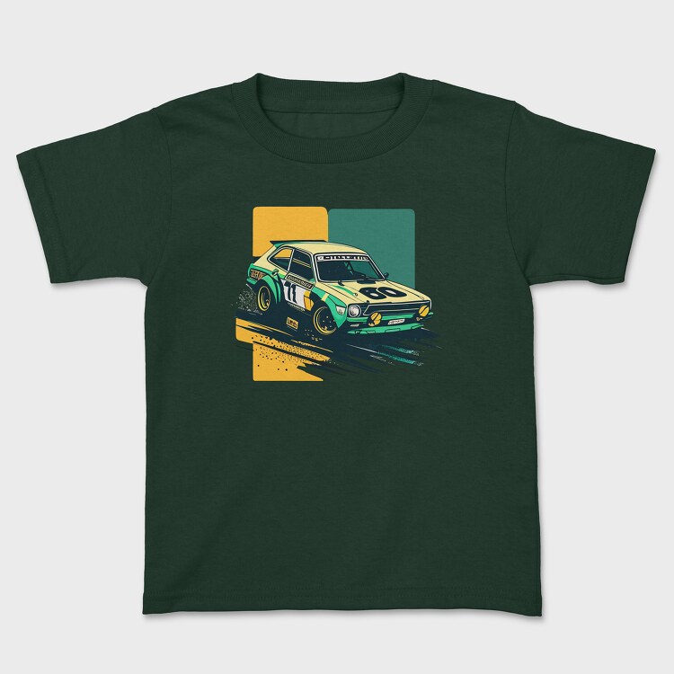 Classic Rally Racing Car, Tricou Copii