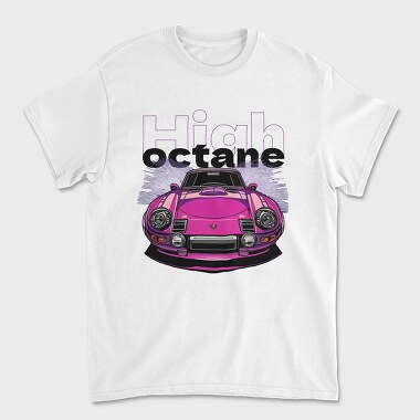 Classic Sports Car Front Perspective High Octane, Tricou Barbati (Unisex)