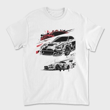 Custom Auto Japanese Perspectives, Tricou Barbati (Unisex)