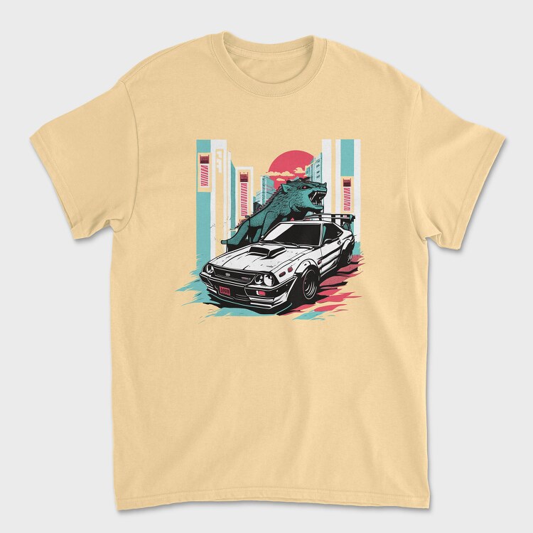 Tricou Barbati (Unisex), Custom Car Dragon City