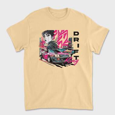 Drift King Japanese Car Manga, Tricou Barbati (Unisex)