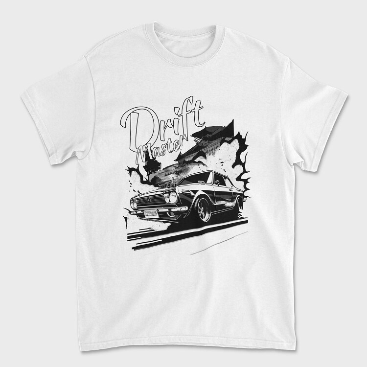 Tricou Barbati (Unisex), Drift Master Car on China Highway Manga