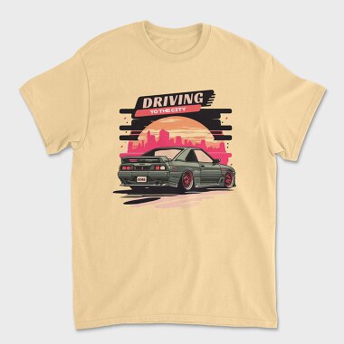 Driving to Car Jdm Japan, Tricou Barbati (Unisex)