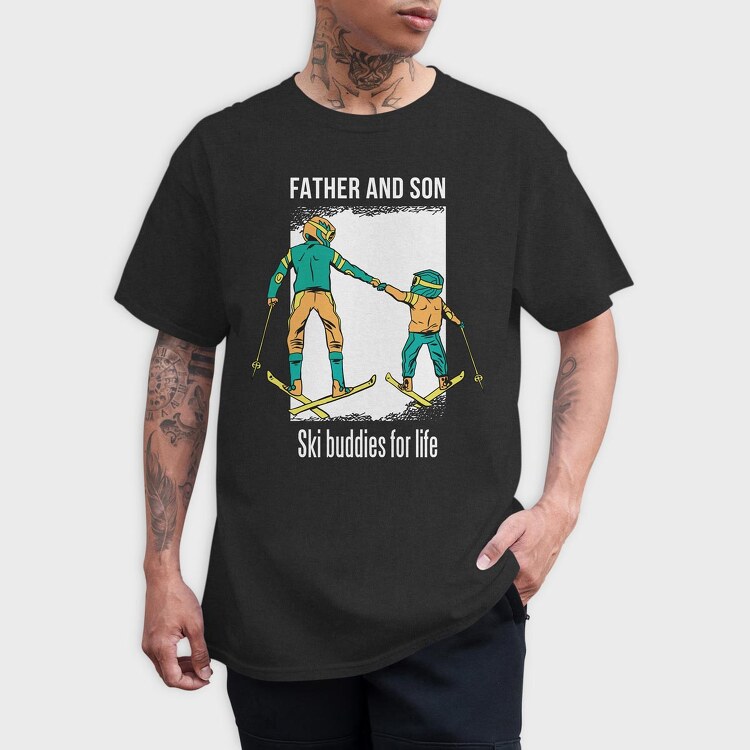 Father Son, Tricou Barbati (Unisex)