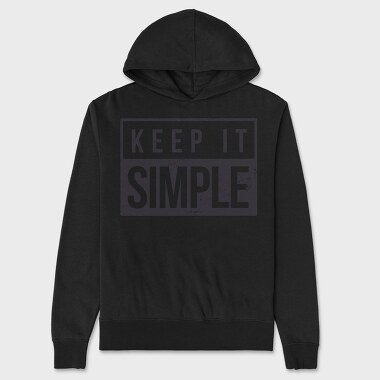 Keep It Simple, Hanorac Oversize Barbati (Unisex)