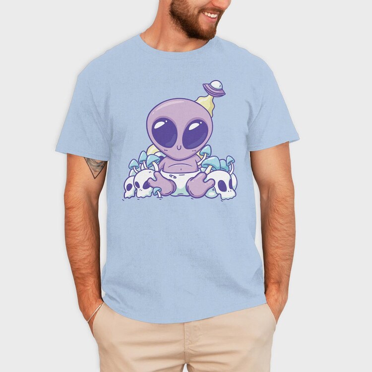 Baby Alien, Tricou Barbati (Unisex)