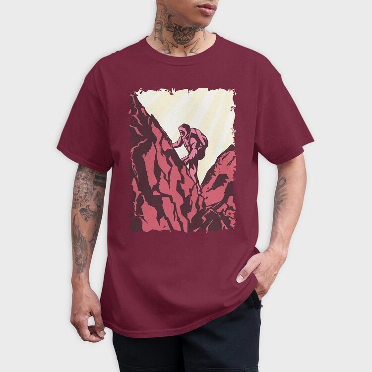 Hiking, Tricou Barbati (Unisex)