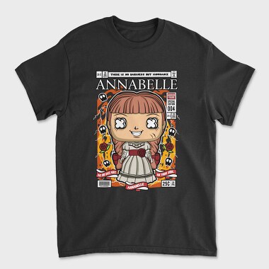 Annabelle Horror Pop Art, Tricou Barbati (Unisex)