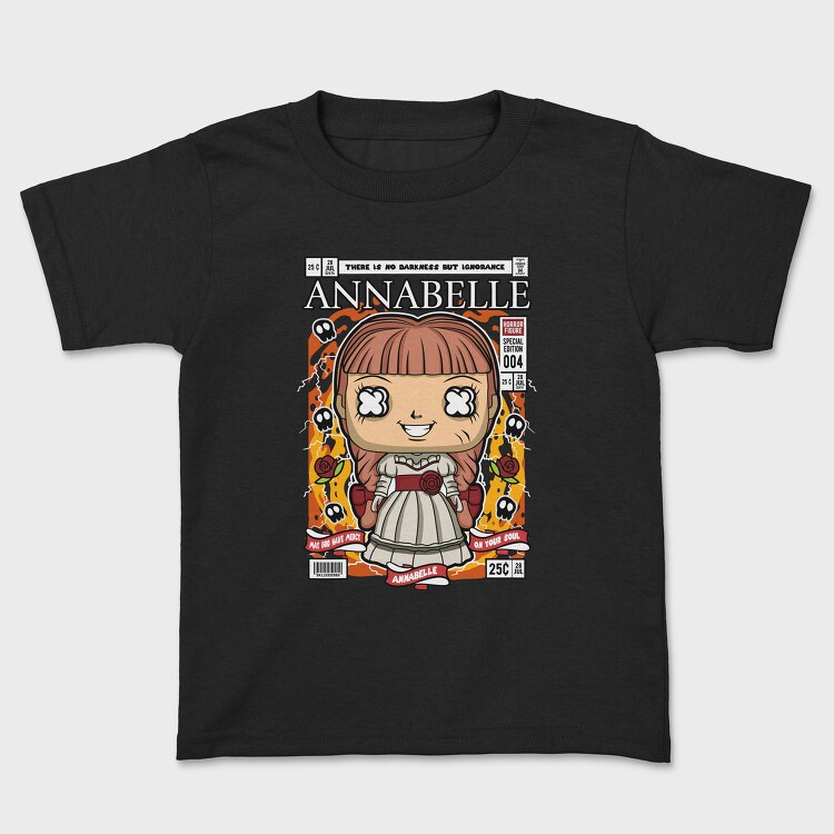 Annabelle Horror Pop Art, Tricou Copii