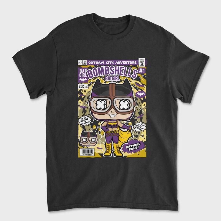 Batgirl Adventure, Tricou Barbati (Unisex)