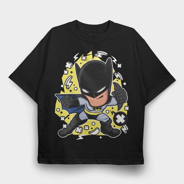 Batman Burst, Tricou Oversize Barbati (Unisex)
