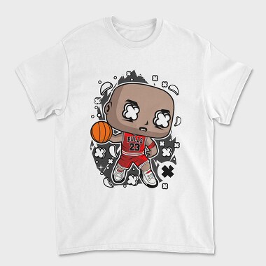 Bball King Chibi, Tricou Barbati (Unisex)
