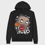 Bball King Chibi, Hanorac Oversize Barbati (Unisex)