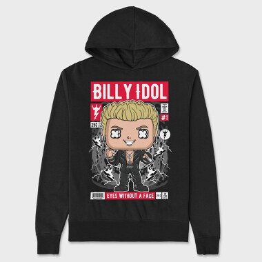 Billy Idol Pop Vinyl, Hanorac Oversize Barbati (Unisex)