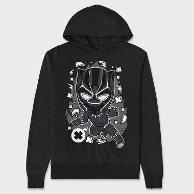 Black Panther Burst, Hanorac Oversize Barbati (Unisex)