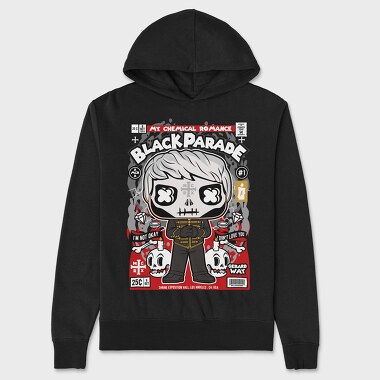 Black Parade Pop Art, Hanorac Oversize Barbati (Unisex)