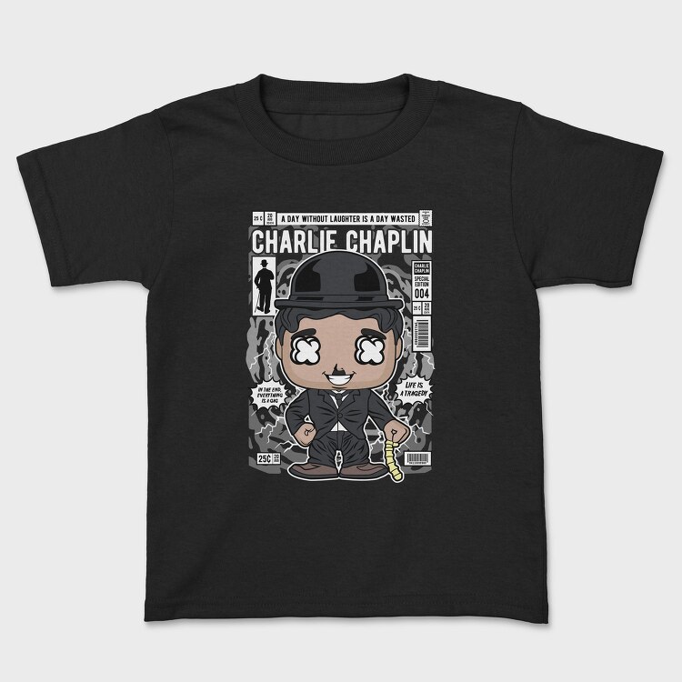 Charlie Chaplin Comic, Tricou Copii