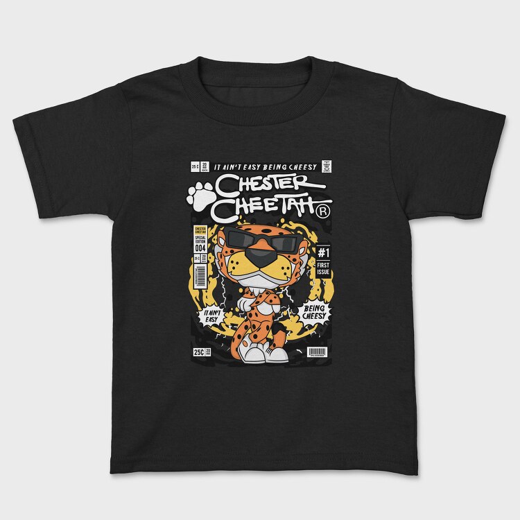 Cheesy Cheetah Vibes, Tricou Copii