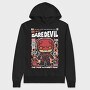 Daredevil Comic Chibi, Hanorac Oversize Barbati (Unisex)