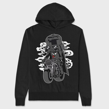 Darth Vader Rider, Hanorac Oversize Barbati (Unisex)