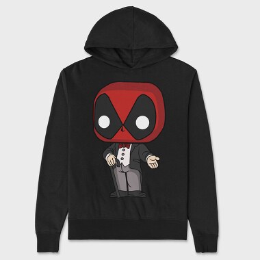 Deadpool Chic, Hanorac Oversize Barbati (Unisex)