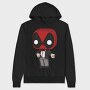 Deadpool Chic, Hanorac Oversize Barbati (Unisex)