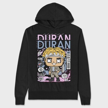 Duran Duran Comic Pop Art, Hanorac Oversize Barbati (Unisex)