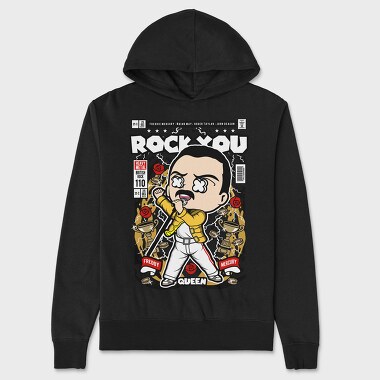 Freddie Rockstar, Hanorac Oversize Barbati (Unisex)