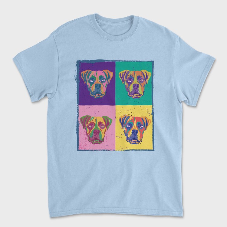 Color Boxer, Tricou Barbati (Unisex)