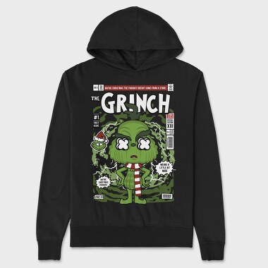 Grinchmas Comic Drop, Hanorac Oversize Barbati (Unisex)