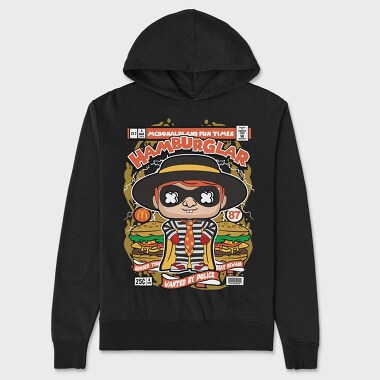 Hamburger Thief, Hanorac Oversize Barbati (Unisex)