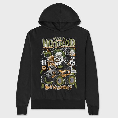 Joker Monster Truck, Hanorac Oversize Barbati (Unisex)