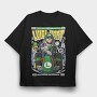 Luigi Kart Racing, Tricou Oversize Barbati (Unisex)
