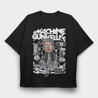 Machine Gun Kelly Rap, Tricou Oversize Barbati (Unisex)