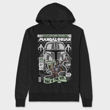 Mandalorian Way, Hanorac Oversize Barbati (Unisex)